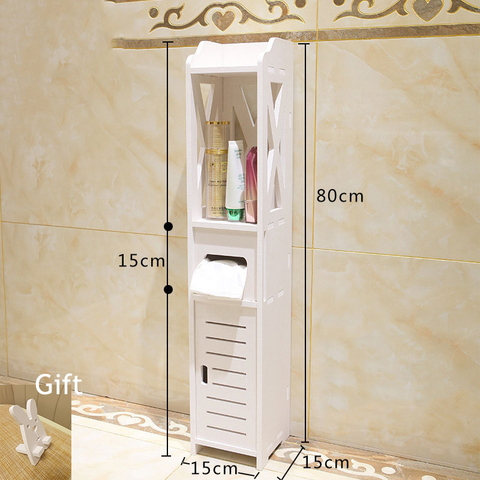 Vanité de salle de bain étagère sur pied meuble de rangement lavabo douche étagère d'angle articles divers meubles de maison supports de rangement ► Photo 1/6