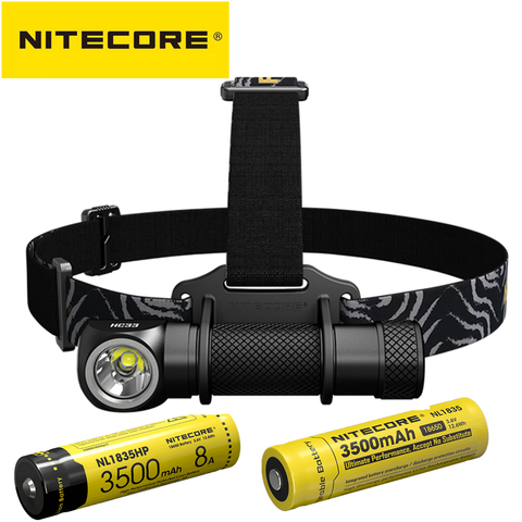 NITECORE HC33 Portable phare XHP35 HD LED max 1800 lumen faisceau jeter 187 mètre phare 8 modes de travail extérieur phare ► Photo 1/6