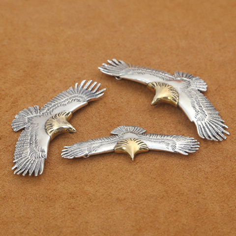 Bijoux en argent Sterling S925 Takahashi Goro rétro thaïlandais, pendentif aigle populaire pour hommes et femmes ► Photo 1/6