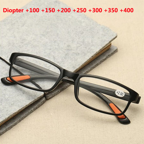 Lunettes de lecture unisexes, verres en résine ultra-légers, pour femmes et hommes, presbytes, dioptrie + 1.0 à + 4.0 ► Photo 1/6