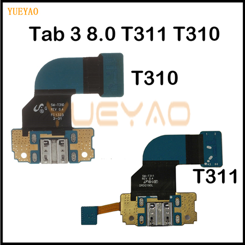 Connecteur de prise et chargeur USB, câble flexible, pour Samsung Galaxy Tab 3 8.0 T310 SM-T310 T311 SM-T311 ► Photo 1/3