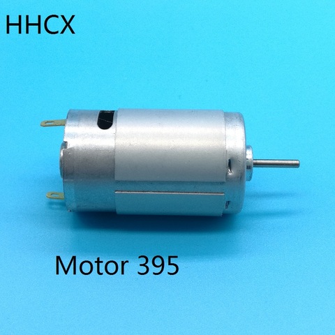 Micro moteur à courant continu 12-24V, 7500/15000 tr/min, moteur à brosse en métal précieux, RS395, 1 pièce ► Photo 1/4