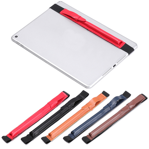 Housse de stylo capacitif en cuir pour tablette écran tactile, manchon Anti-perte, pochette de protection Anti-poussière ► Photo 1/6