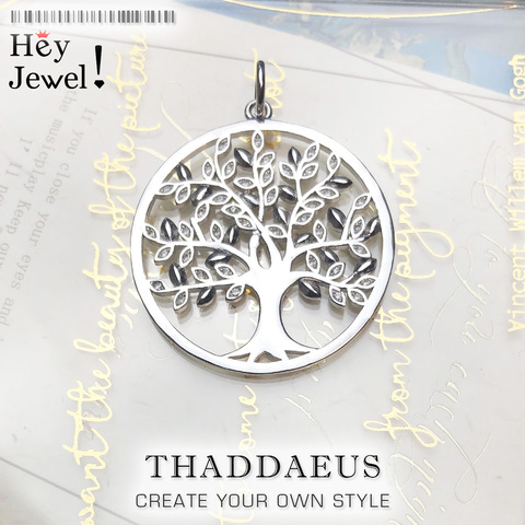 Pendentif arbre, 2022 nouvelle mode romantique Bijoux Europe Bijoux accessoires 925 en argent Sterling Nature cadeau pour femme ► Photo 1/6