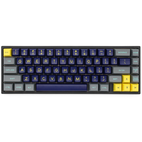 Bm65rgb bm65 rgb 65% clavier mécanique personnalisé échangeable à chaud programmé qmk VIA micrologiciel commutateur rgb complet sous-éclairage type c ► Photo 1/6