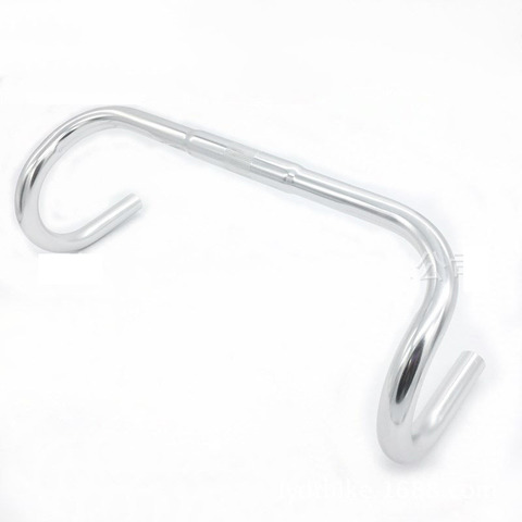 420x25.4x22.2mm alliage d'aluminium vélo de route courbe guidon arc course guidon rétro vélo accessoires ► Photo 1/1