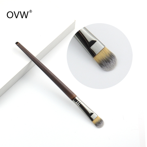 OVW – pinceaux de maquillage synthétiques, brosse pour fond de teint, crème, poils en fibres souples, outil pour le visage ► Photo 1/6