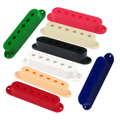 Couvercle de micro de guitare en plastique Strat, 3 pièces, simple bobine pour guitare électrique ► Photo 1/6