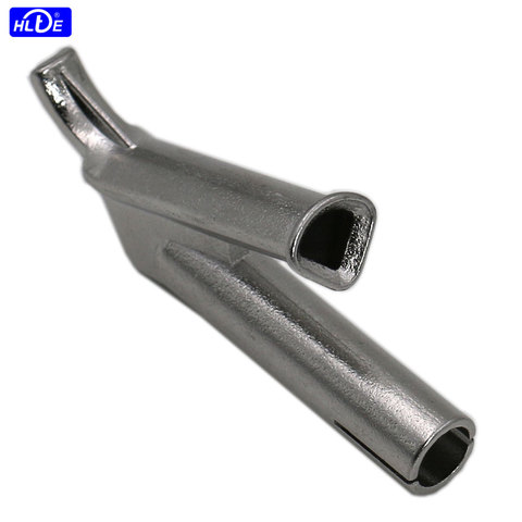 HLTE 316L acier inoxydable 7*7*8mm triangle excès de vitesse buse de soudage, soudeuse à air chaud/accessoires de tuyère de pistolet à chaleur en plastique ► Photo 1/6