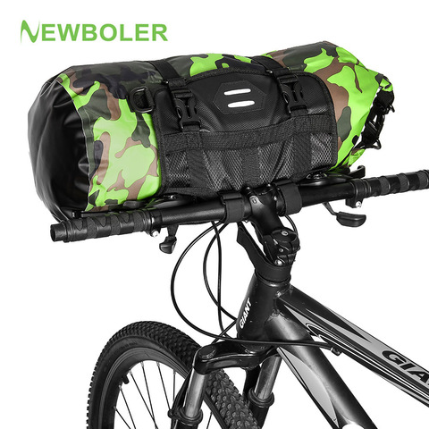 NEWBOLER – sac de vélo de grande capacité, étanche, Tube avant, sacoche de guidon vtt, cadre avant, coffre, accessoires de vélo ► Photo 1/6