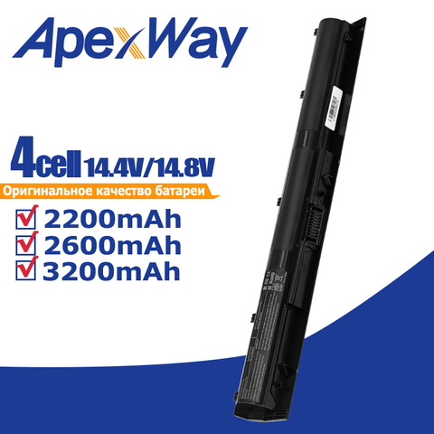 Apexway – batterie pour ordinateur portable K104 KI04, 800049 – 001 HSTNN-DB6T HSTNN-LB6S, pour HP N2L84AA TPN-Q158 Star Wars édition spéciale 15-an005TX ► Photo 1/5