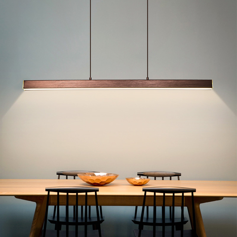 Plafonnier LED suspendu au design nordique moderne, luminaire décoratif d'intérieur, idéal pour une salle à manger, un bureau, un Bar ou un restaurant ► Photo 1/6