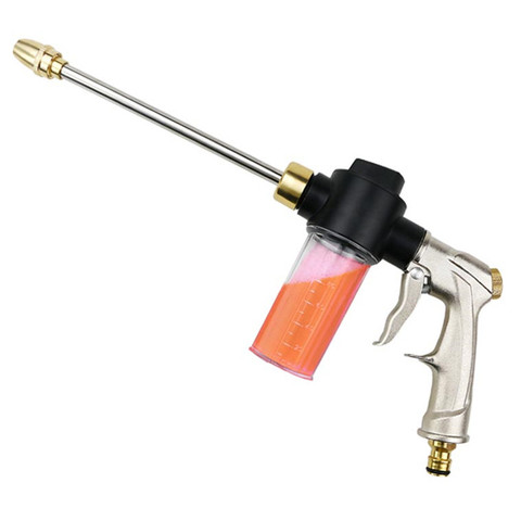 Pistolet à eau buse d'arrosage | Lave-linge à haute pression de voiture, pistolet à eau, tuyau d'arrosage de jardin, buse de mousse, nettoyage pistolet à eau pour le jardin ► Photo 1/6