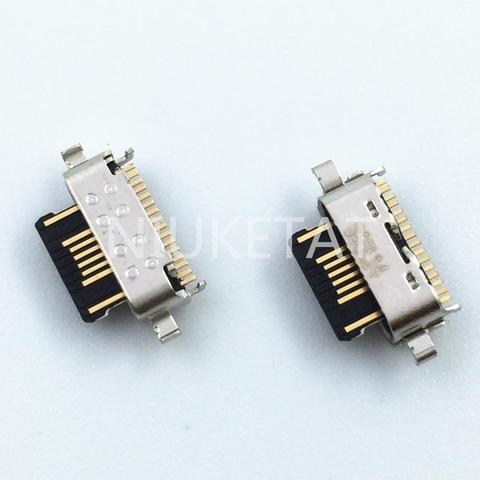 10 pièces Micro USB 5Pin prise connecteur prise données port de charge queue prise câble flexible pour Motorola Moto G7 puissance G7 jouer Mini USB ► Photo 1/2