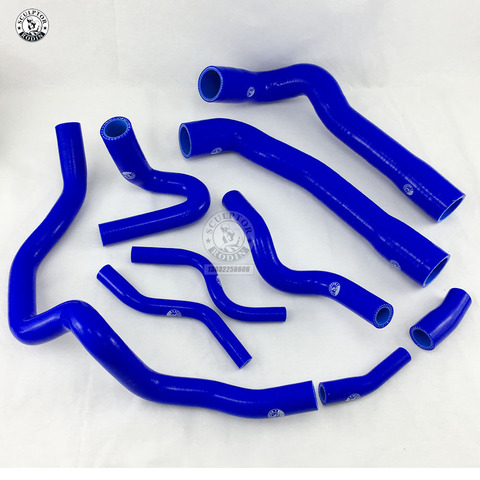 Kit de tuyau de radiateur en Silicone pour liquide de refroidissement, pour BMW E36 M3 325i 316i 1992 ~ 1999 (modèle européen) (9 pièces) rouge/bleu/noir ► Photo 1/4