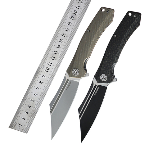 Couteau pliant pour poisson pétrifié PF939, édition limitée, D2, manche en acier G10, pour la chasse, le Camping en plein air, survie, EDC ► Photo 1/6