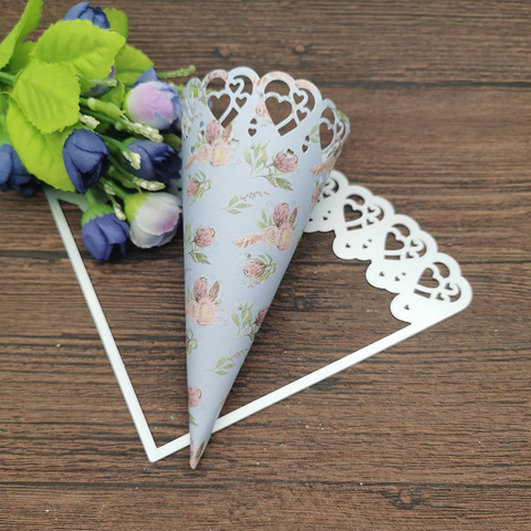 Pochoirs de découpe en métal, Tube de fleurs d'amour, pour bricolage, Scrapbooking décoratif, modèle de découpe artisanale ► Photo 1/4