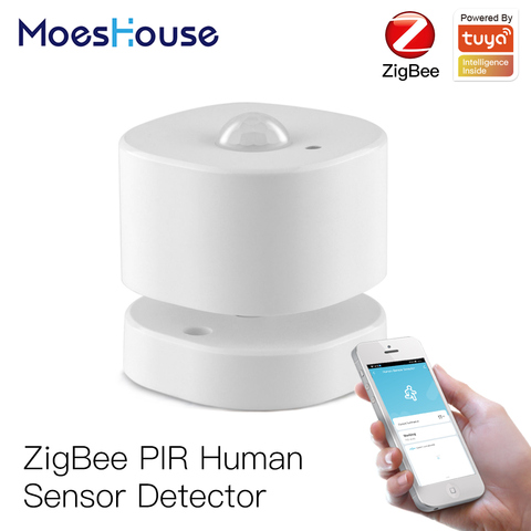 ZigBee – détecteur de mouvement PIR Intelligent, contrôle avec application Tuya, système d'alarme pour maison connectée ► Photo 1/6