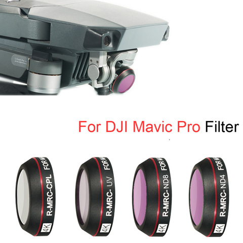 Ensemble de filtres d'objectif 4K pour DJI Mavic Pro CPL UV STAR ND 4 8 16 32, accessoires de caméra à cardan ► Photo 1/6