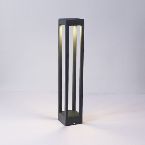 (WECUS) lampe carrée en aluminium de pelouse, lumières simples modernes de jardin de led, lumières extérieures de parc de paysage ► Photo 1/6