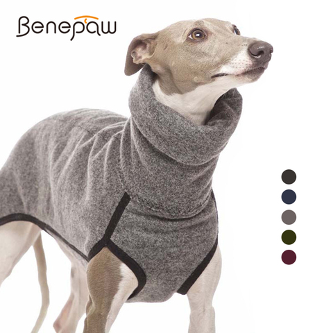 Vêtements de chien en polaire chaude Durable Benepaw vêtements d'hiver doux et confortable pour animaux de compagnie à col haut vêtements pour petits chiens de taille moyenne ► Photo 1/6