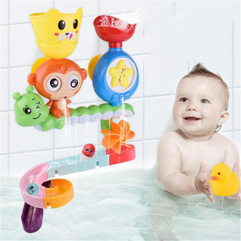 Jouet de bain classique pour bébé, singe de dessin animé, douche, Animal, étoile de mer, arroseur, salle de bain, natation, douche, jouets éducatifs pour enfants ► Photo 1/6