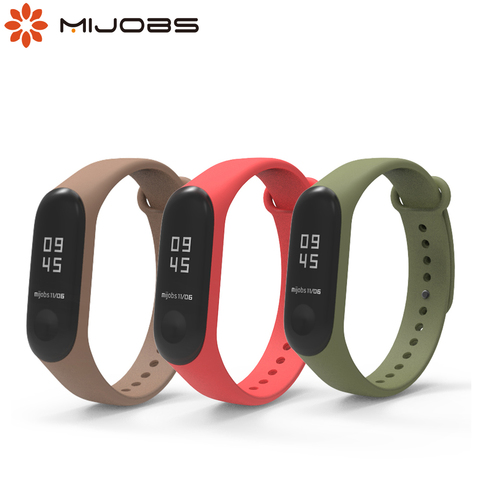 Bracelet pour Mi bande 5 4 3 Bracelet en Silicone Mi courbure 4 ceinture pour Xiaomi Correas Miband 5 Pulseira NFC Xiomi mon Bracelet 3 bracelets ► Photo 1/6