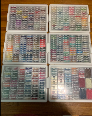 Nouvelles Solutions de stockage de perles de Style organisateur de conteneur minuscule avec 78 petits conteneurs plateau et couvercle pour perles et peinture au diamant ► Photo 1/6