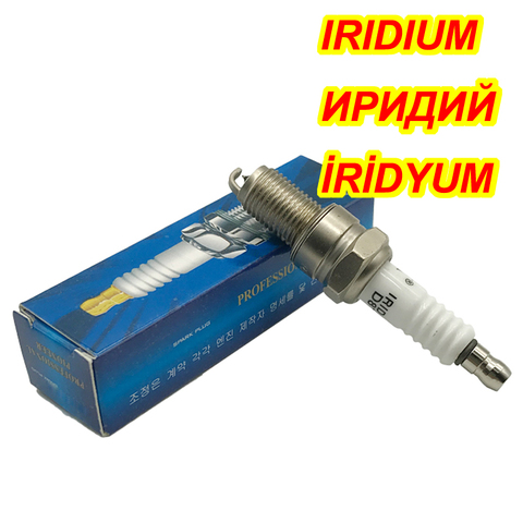 Bougie d'allumage en IRIDIUM D8TC, 1 2 4 pièces, pour DR8EIX DR8EA DR8EGP IX24 IX24B X24ESZU9 R6G A6GC ► Photo 1/6