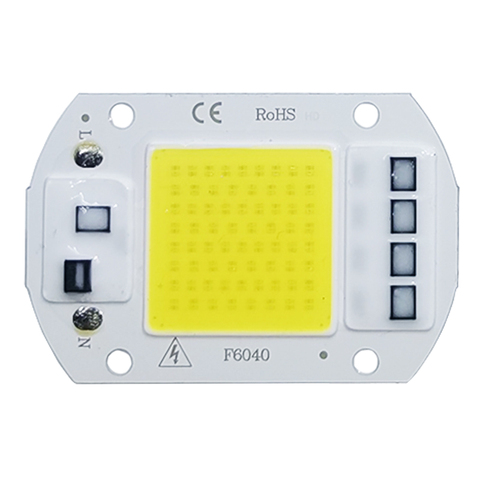 Ampoule LED à puce COB, AC 220V, 10W 20W 30W 50W, IP65, haute puissance, IC intelligent, bricolage, projecteur extérieur ► Photo 1/5