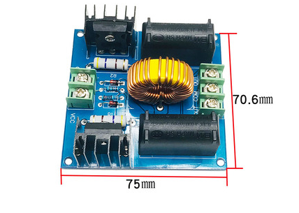 ZVS – générateur à bobine Tesla Marx, 12V-30V, 20a, 1000W, alimentation haute tension, panneau assemblé ► Photo 1/3