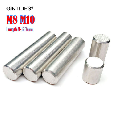 QINTIDES – broches parallèles M8 M10, broches cylindriques en acier inoxydable de haute précision, broche de chanfreinage GB119 ► Photo 1/6