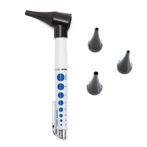 Otoscope médical ophtalmoscope Penlight stylo grossissant Diagnostic oreillettes lampe de poche oreille nez gorge ensemble clinique nettoyant pour les oreilles ► Photo 1/6