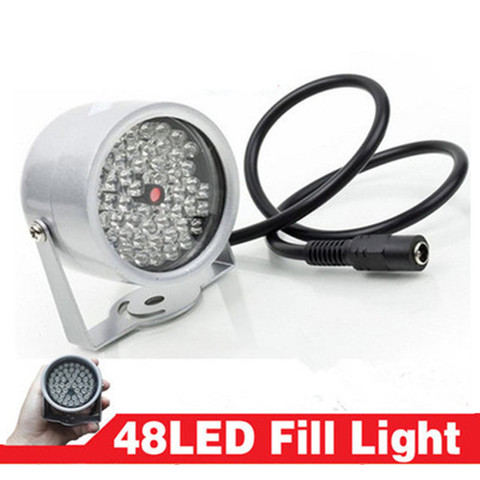 Illuminateur de lumière infrarouge 48 led IR, Vision nocturne, métal étanche, lumière de remplissage pour CCTV ► Photo 1/6