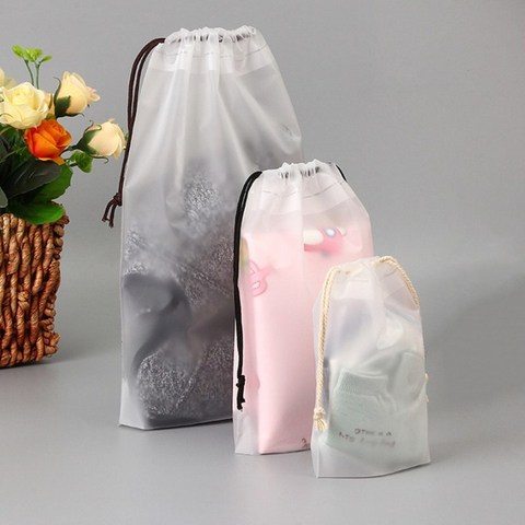 Cordon sacs de natation sac de rangement de plage Transparent imperméable vêtements secs famille voyage extérieur accessoires portables ► Photo 1/1