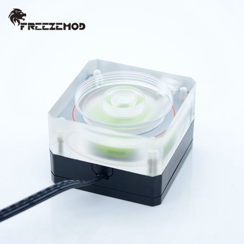 FREEZEMOD refroidisseur d'eau pompe à eau ultra-mince PWM contrôle de vitesse 4cm d'épaisseur débit 500L support réservoir od50. PU-SZM6 ► Photo 1/5