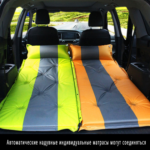 Matelas à air automatique multifonctionnel de voiture, matelas de couchage à air spécial, pour voiture, lit de voyage ► Photo 1/6