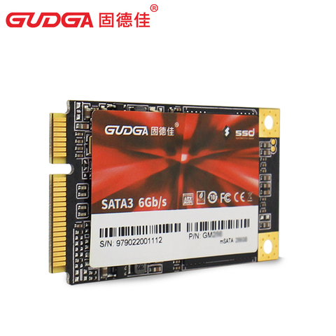 GUDGA mSATA SSD 30GB 60GB 120GB 240GB 480GB disque SSD interne HDD disque dur Mini SATA pour ordinateur portable accessoire ► Photo 1/6
