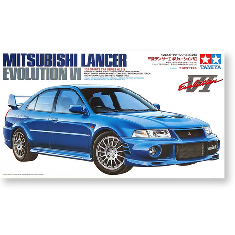 Tamiya-Kit de construction, assemblage en plastique, Mitsubishi lanker Evolution VI Evo 6, présentoir de voiture Super Sport, échelle 24213 1/24 ► Photo 1/6