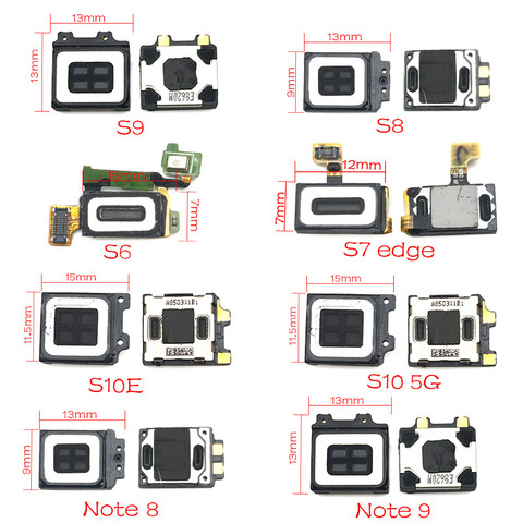 2 pièces, nouveau haut-parleur d'oreille pour Samsung Galaxy S8 G950 S8 plus G955 S9 S10 S10e S7 Edge écouteur écouteur câble de remplacement ► Photo 1/3