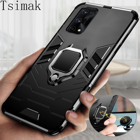 Coque blindée pour Realme, étui de téléphone pour 5 6 7 Pro X7 X50 X2 Q2 C3 C11 C12 C15 C17 X3 Super ZooM 5i 6i 6s 7i OPPO A53 A5 A9 2022 ► Photo 1/6