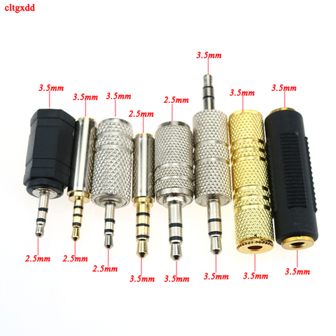 Adaptateur Audio femelle à femelle 3.5mm, connecteur coupleur, Extension stéréo, convertisseur de prise Audio 2.5mm mâle à 3.5mm femelle 1 pièce ► Photo 1/6