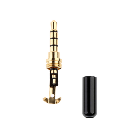 Adaptateur de soudure Jack casque mâle, 3.5mm, en alliage métallique, adaptateur Audio, ressort de soudage ► Photo 1/6