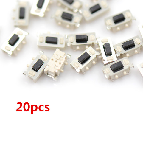 Micro interrupteur tactile tactile, 20 pièces, 3x6x3.5, 3x6x3.5, SMD pour tablette MP3 MP4, bouton PC, Bluetooth, casque, télécommande ► Photo 1/6