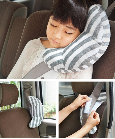 Chaud nouveau 1 Pc enfants Auto siège de voiture appui-tête coussinet épaule soutien coussin coton doux sommeil oreiller de haute qualité ► Photo 1/5