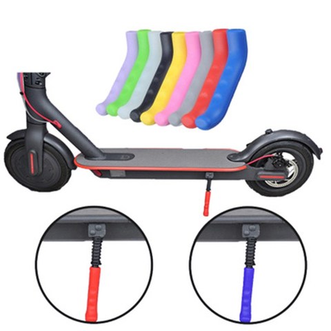 Couvercles de poignée de frein en Silicone couvercles de Protection de levier de frein universels pour accessoires de Scooter électrique Xiaomi Mijia M365 ► Photo 1/5