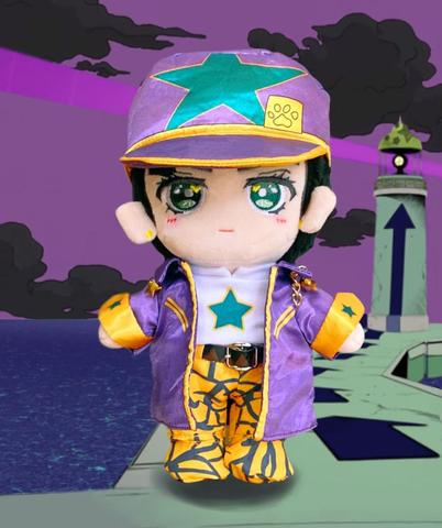 2022 japonais Anime JoJo Bizarre aventure Kujo Jotaro Cosplay habiller poupée en peluche jouets mignons cadeau de noël 20cm ► Photo 1/6