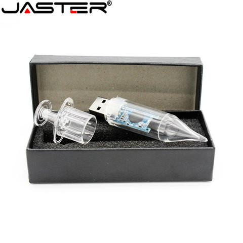 JASTER émulational docteur seringue USB lecteur Flash médecins injecteur avec boîte-cadeau stylo lecteur mode clé USB 4GB 16GB 32GB 64GB ► Photo 1/6