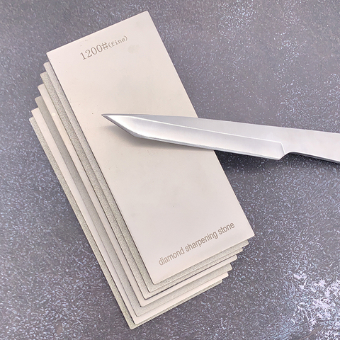 Plaque de diamant avec 3mm EVA base aiguisage professionnel pierre à aiguiser pour couteau aiguiseur de cuisine système bord 320 #1500 # ► Photo 1/6