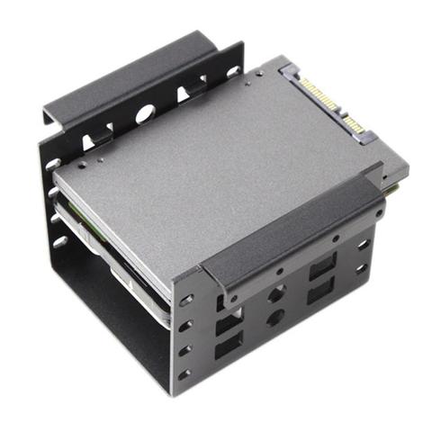 Salazki-boîtier de disque dur hdd 2.5 à 3.5 pouces, support de montage, pour SSD porte-plateau, pour ordinateur portable ► Photo 1/6